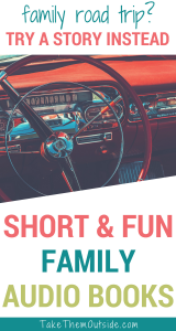 Check out this family's suggestions of short family audiobooks | #audiobooks #familyroadtrip