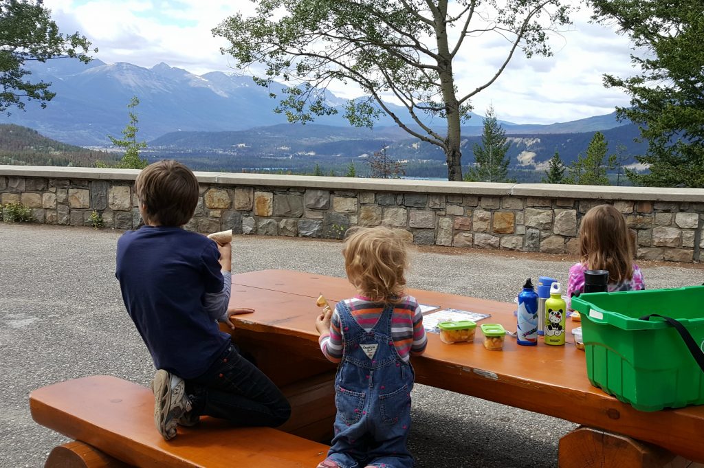 Just enjoying a quick and easy family picnic