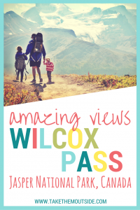 An amazing family hike off the Icefields Parkway is the Wilcox Pass Trail in Jasper National Park | Icefields Parkway in Jasper National Park and Banff National Park, Alberta, Canada | family hike in Jasper | #BanffNationalPark #JasperNationalPark #familyhike #Canada