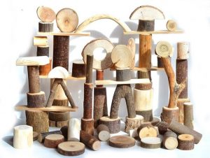natural wood blocks