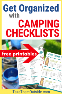 image of printable camping packing lists