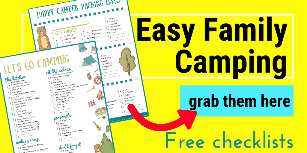 Backyard Camping Ultimate Guide: Printable Backyard Camping Checklist