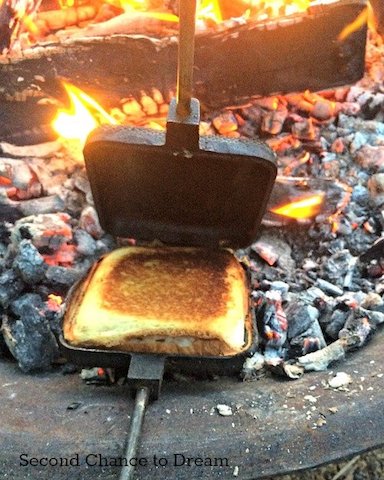 Campfire Grilled Cheese Sandwiches - Pie Iron or Griddle