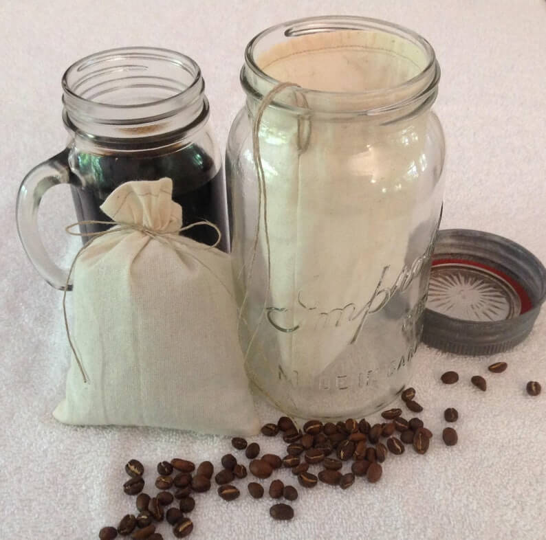 the reusable bags used for making cold brew coffee