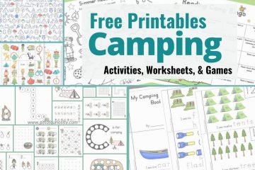 15 free printable camping activity sheets your kids will love ⋆ Take ...