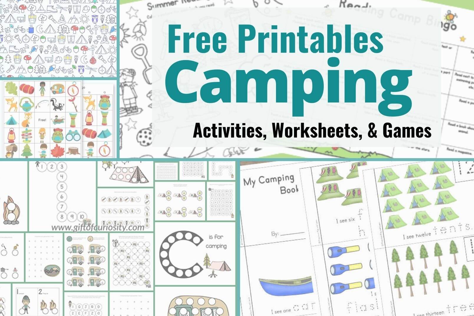 15 Free Printable Camping Activity Sheets Your Kids Will Love Take